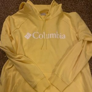 Columbia yellow sweatshirt 1X